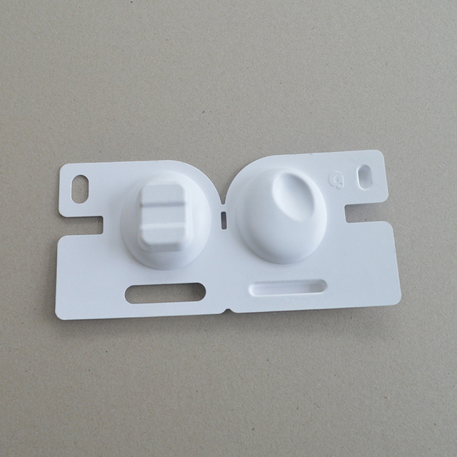 Cosmetic box white sugarcane pulp wet pressed paper holder
