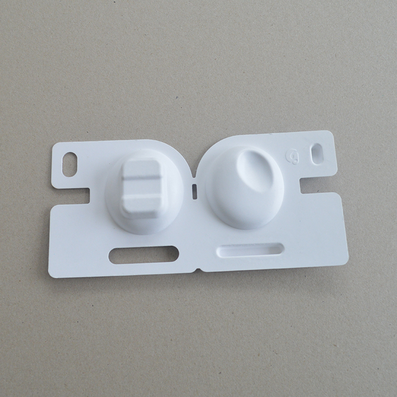 Cosmetic box white sugarcane pulp wet pressed paper holder