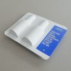 Cosmetic box white sugarcane pulp wet pressed paper holder