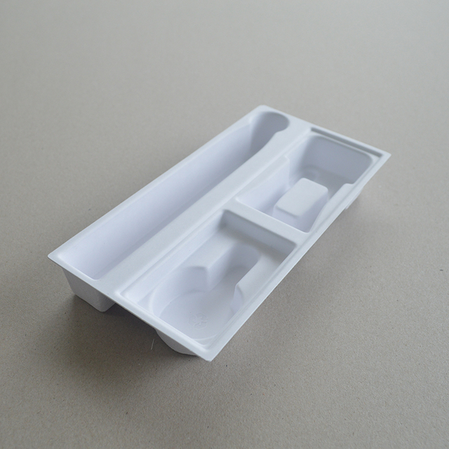 Caja cosmética Pulpa de azúcar blanca soporte de papel presionado con húmedo