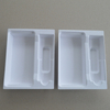Cosmetic box white sugarcane pulp wet pressed paper holder