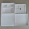 Cosmetic box white sugarcane pulp wet pressed paper holder