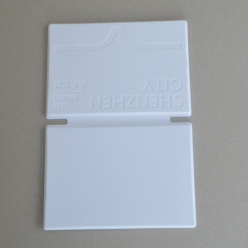 Cosmetic box white sugarcane pulp wet pressed paper holder