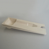 Cosmetic box white sugarcane pulp wet pressed paper holder