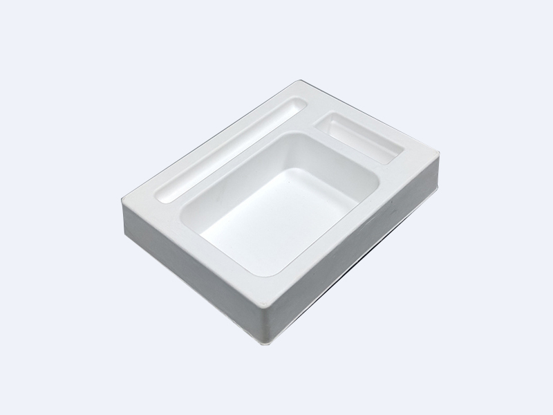 Bluetooth Speaker White - Wet Pressed Cane Pulp Paper Holder