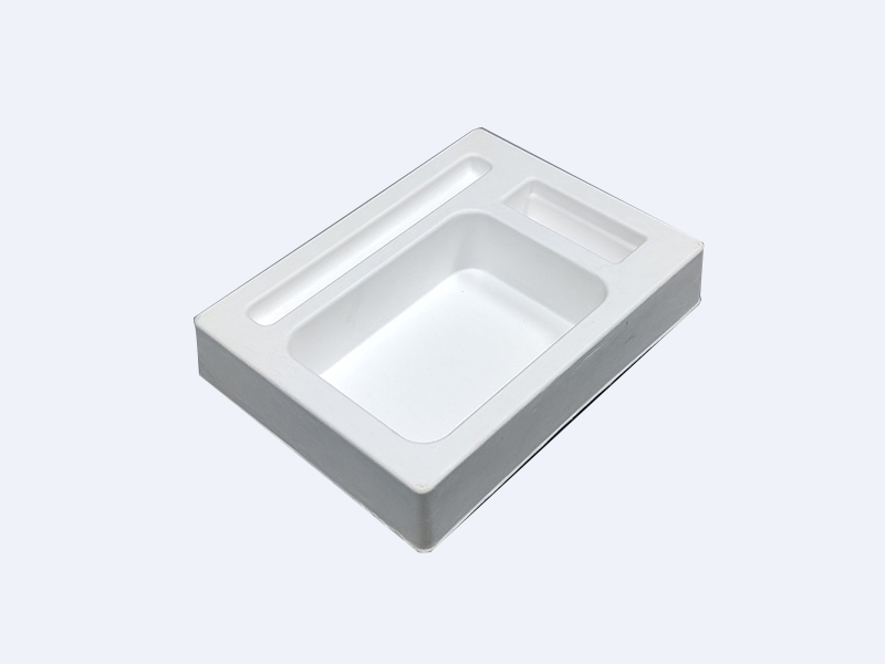 Bluetooth Speaker White - Wet Pressed Cane Pulp Paper Holder