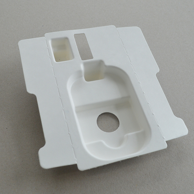 Caja cosmética Pulpa de azúcar blanca soporte de papel presionado con húmedo