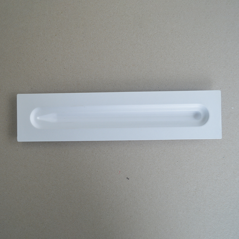 Cosmetic box white sugarcane pulp wet pressed paper holder