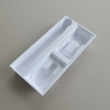 Cosmetic box white sugarcane pulp wet pressed paper holder