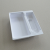 Cosmetic box white sugarcane pulp wet pressed paper holder