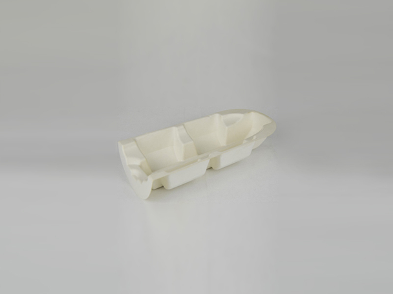 Wine Paper Tray White Wet Pressed Sugarcane Pulp Pulp Molded Packaging