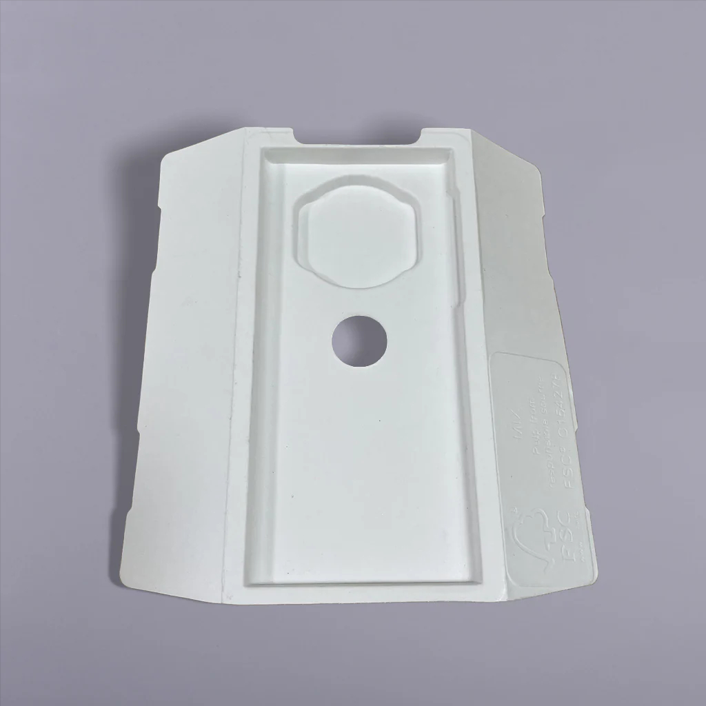 Biodegradable paper pulp packaging for Smartphone Tray Insert
