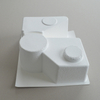 Cosmetic box white sugarcane pulp wet pressed paper holder