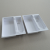 Cosmetic box white sugarcane pulp wet pressed paper holder