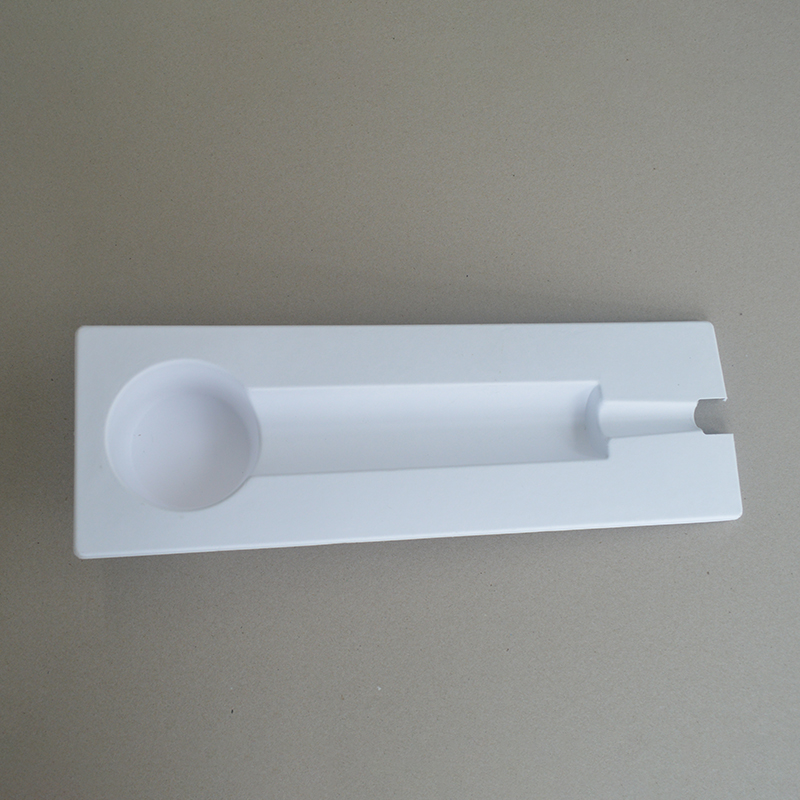 Cosmetic box white sugarcane pulp wet pressed paper holder