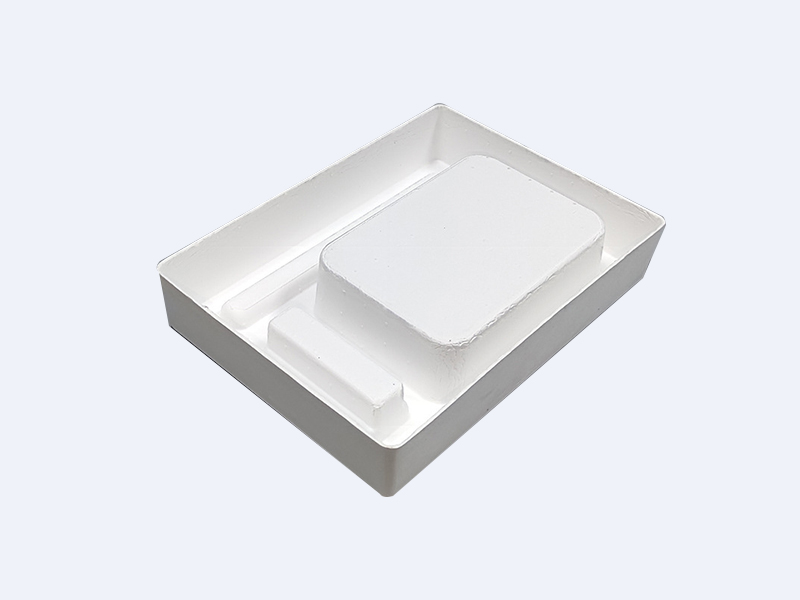 Bluetooth audio white environmental protection pulp molding packaging inner tray