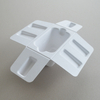 Cosmetic box white sugarcane pulp wet pressed paper holder