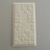 Cosmetic box white sugarcane pulp wet pressed paper holder