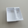 Cosmetic box white sugarcane pulp wet pressed paper holder