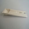 Cosmetic box white sugarcane pulp wet pressed paper holder