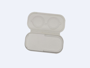 Goggles White Cane Pulp Wet Pressed Paper Holder Customized