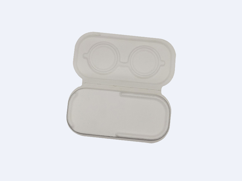 Goggles White Cane Pulp Wet Pressed Paper Holder Customized