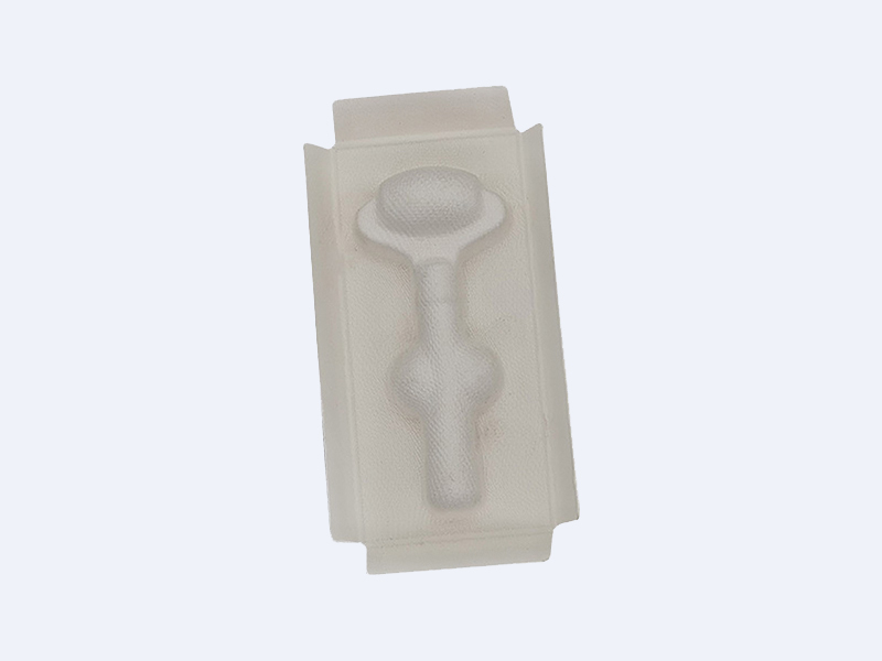 Beauty instrument white wet pressed paper plastic packaging lining