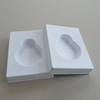 Cosmetic box white sugarcane pulp wet pressed paper holder
