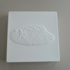 Cosmetic box white sugarcane pulp wet pressed paper holder