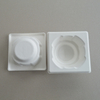 Cosmetic box white sugarcane pulp wet pressed paper holder