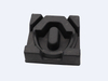 Toy black dry pressing
