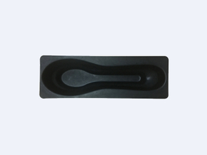 Electric black bamboo pulp wet pressed paper tray