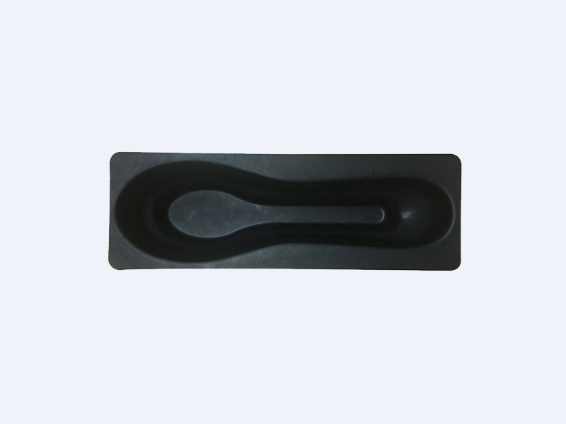 Electric black bamboo pulp wet pressed paper tray