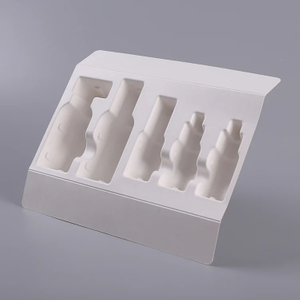 Molded Pulp Tray Manufacturers for Skincare Spray Bottle