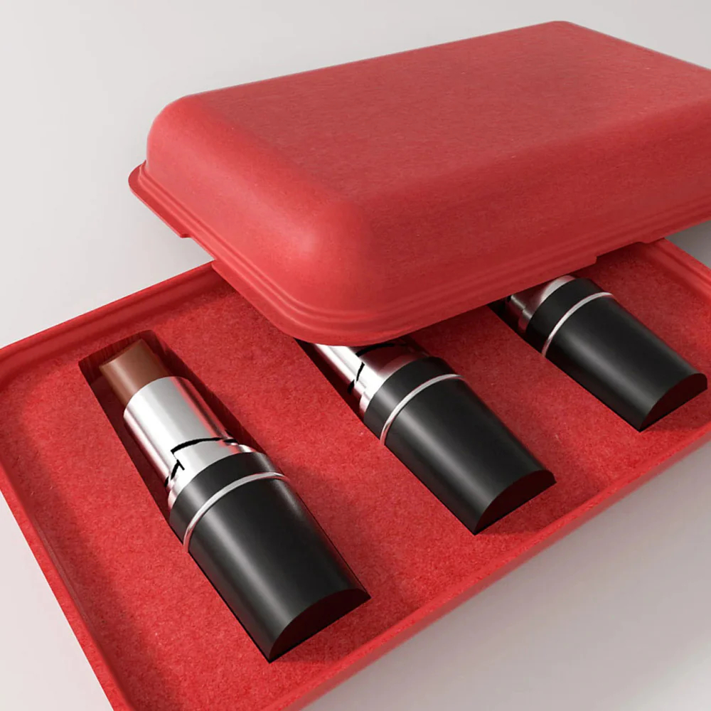 Pulp Moulded Packaging Manufacturer for Lip Balm LipStick