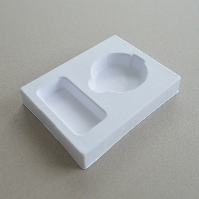 Caja cosmética Pulpa de azúcar blanca soporte de papel presionado con húmedo