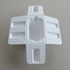 Cosmetic box white sugarcane pulp wet pressed paper holder