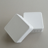 Cosmetic box white sugarcane pulp wet pressed paper holder