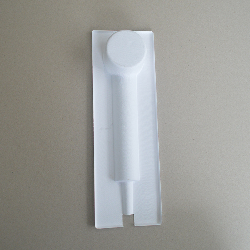 Cosmetic box white sugarcane pulp wet pressed paper holder