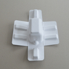 Cosmetic box white sugarcane pulp wet pressed paper holder