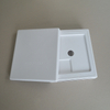 Cosmetic box white sugarcane pulp wet pressed paper holder