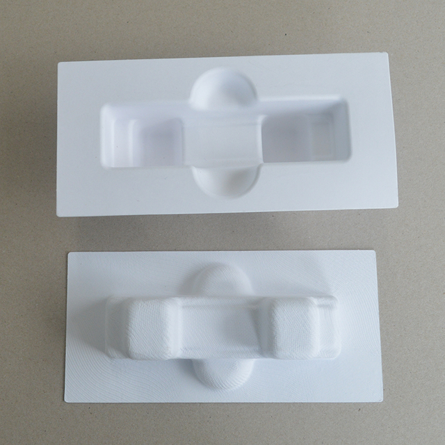 Caja cosmética Pulpa de azúcar blanca soporte de papel presionado con húmedo