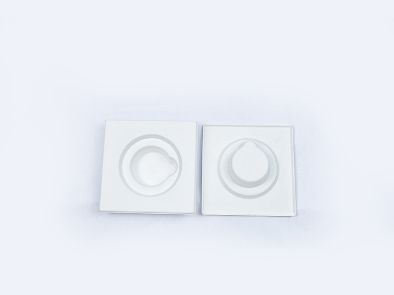 White Wet Pressed Paper Holder for Bluetooth Headphones