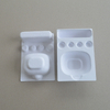 Cosmetic box white sugarcane pulp wet pressed paper holder