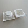 Cosmetic box white sugarcane pulp wet pressed paper holder