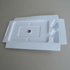 Cosmetic box white sugarcane pulp wet pressed paper holder