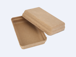 Garment Storage Box Yellow Dry Pressed Paper Holder