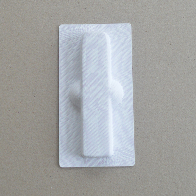 Cosmetic box white sugarcane pulp wet pressed paper holder