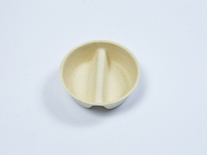 Raw wood pulp color wet pressing environmental protection paper tray