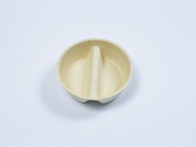 Raw wood pulp color wet pressing environmental protection paper tray